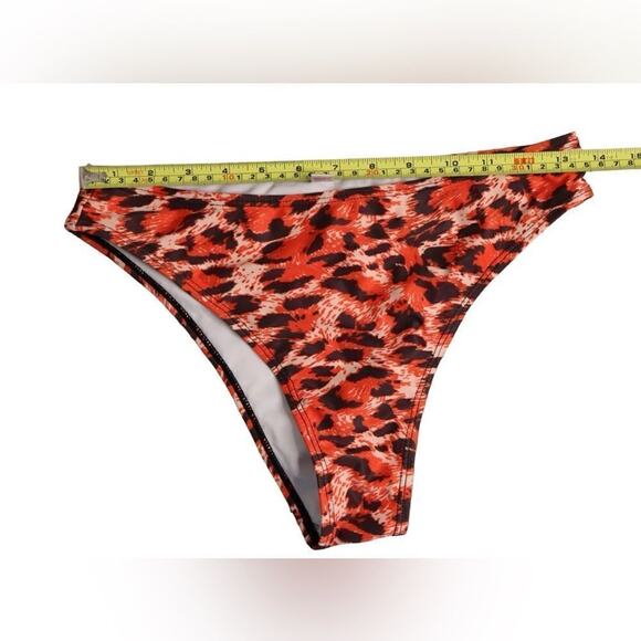 Bobbie Brooks Cheetah Animal Print 2pc Tankini Swimsuit MEDIUM Beach Vacation - Picture 7 of 12